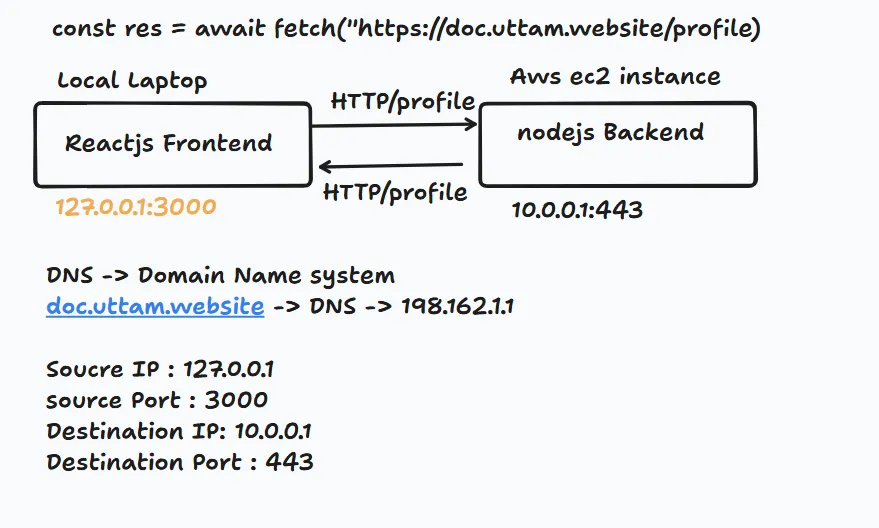 Illustration of interconnected computers in a network